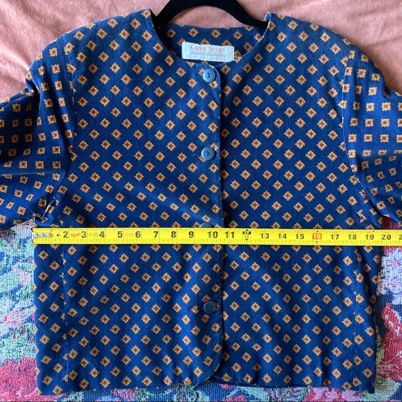 vtg Karen Scott midi skirt and jacket set - Picture 13 of 15